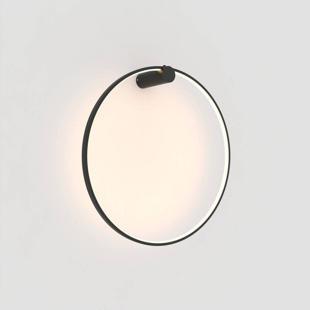 Kinkiet MIRROR, mały, czarny, 35W LED, barwa ciepła 3000K, IP44