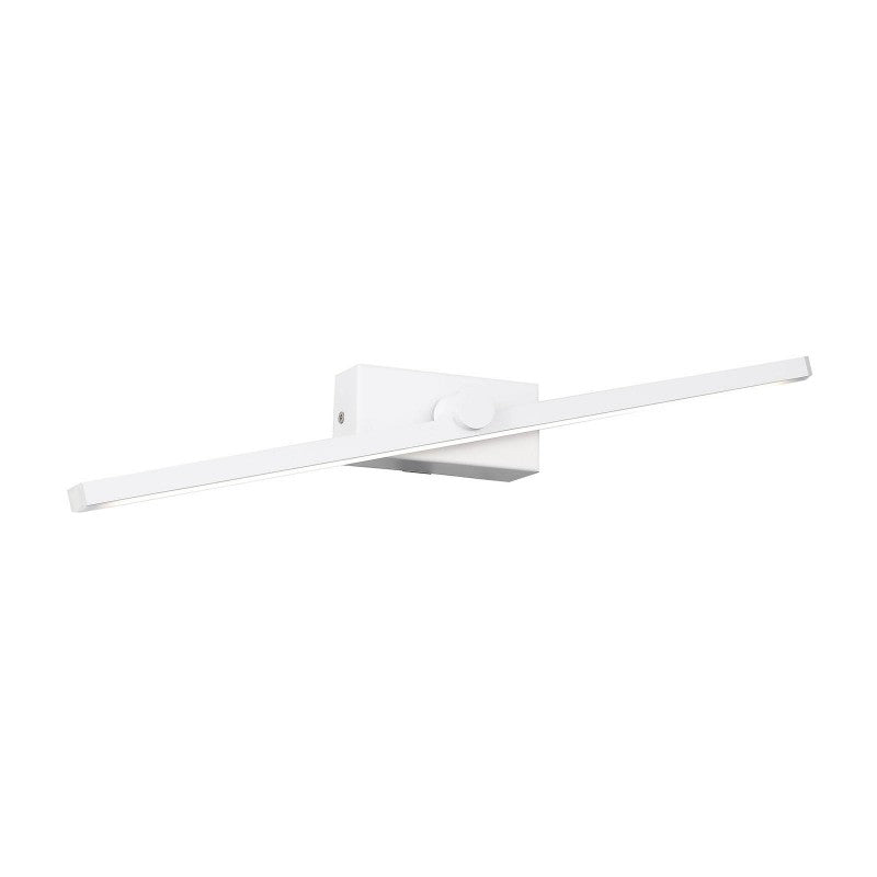 Kinkiet Martinus 70,5cm 12W LED barwa ciepła 3000K | biały piaskowany