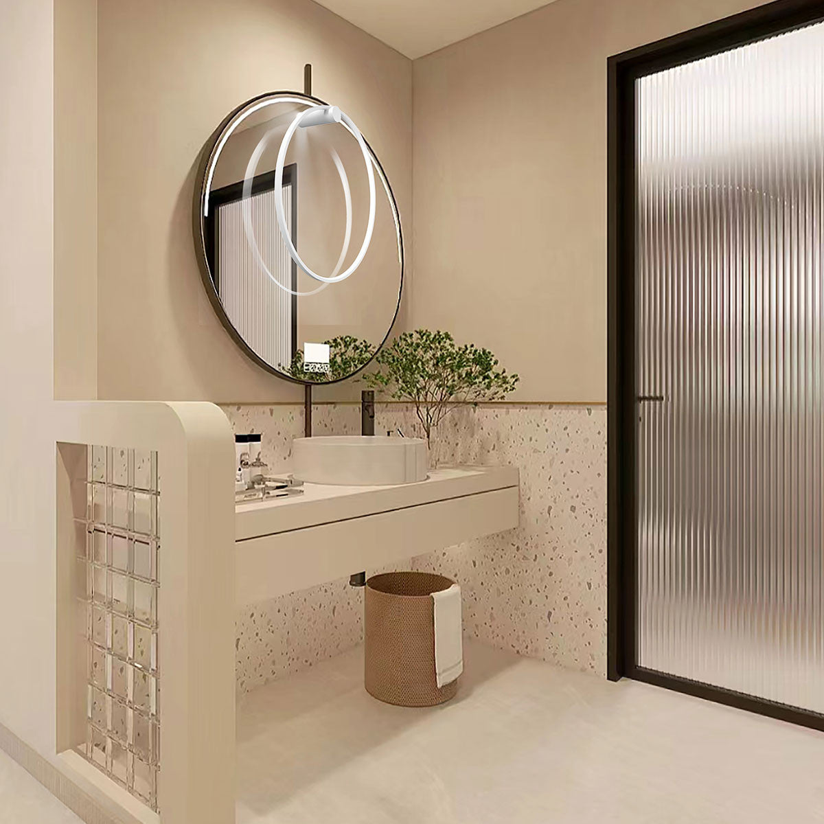 Kinkiet Mirror S biały IP44 LED CCT