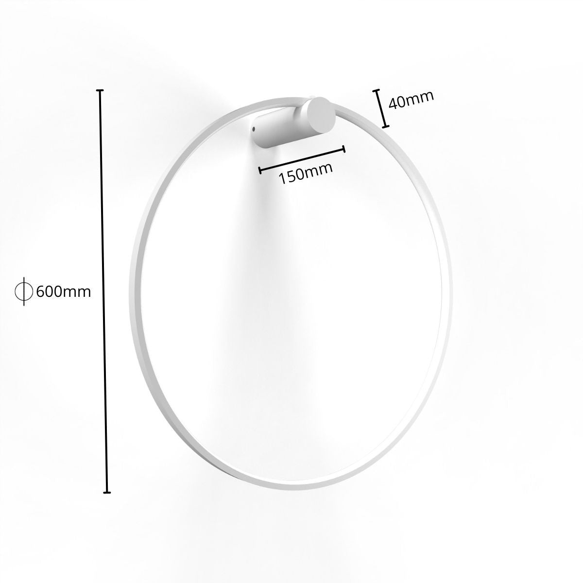 Kinkiet Mirror S biały IP44 LED CCT