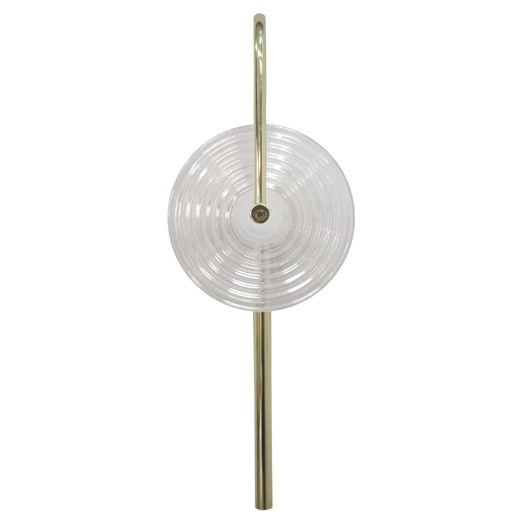 Kinkiet Plato transparentny LED CCT