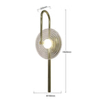 Kinkiet Plato transparentny LED CCT