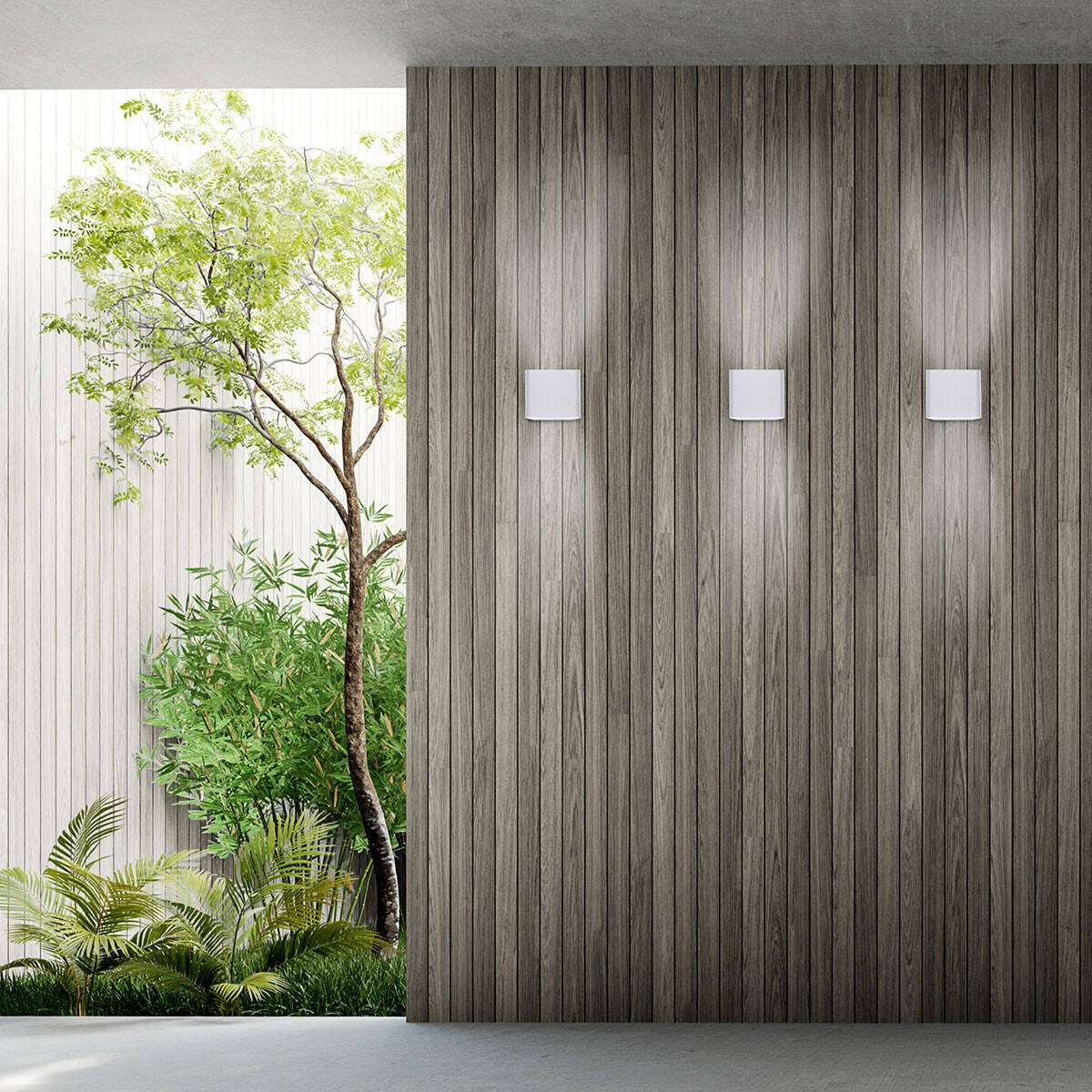 Kinkiet SAPRI, antracyt, 2x3W LED, barwa neutralna 4000K, IP54