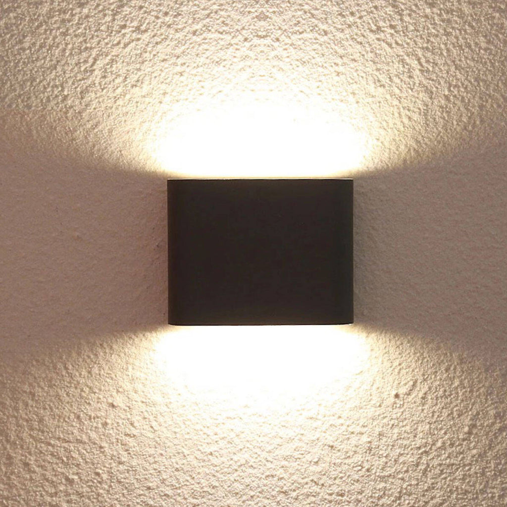 Kinkiet SAPRI, antracyt, 2x3W LED, barwa neutralna 4000K, IP54