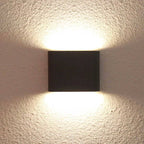 Kinkiet SAPRI, czarny, 2x3W LED, barwa neutralna 4000K, IP54