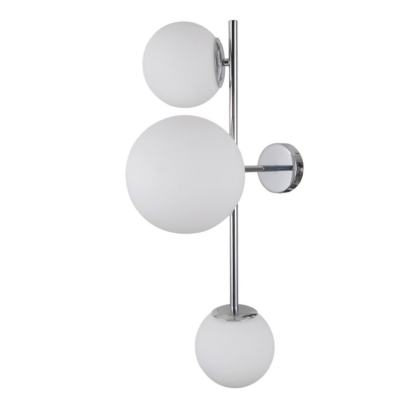Kinkiet Vailante dł. 60cm 2xE14 1xE27 | chrom