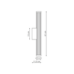Kinkiet Vena 60 cm biała LED CCT