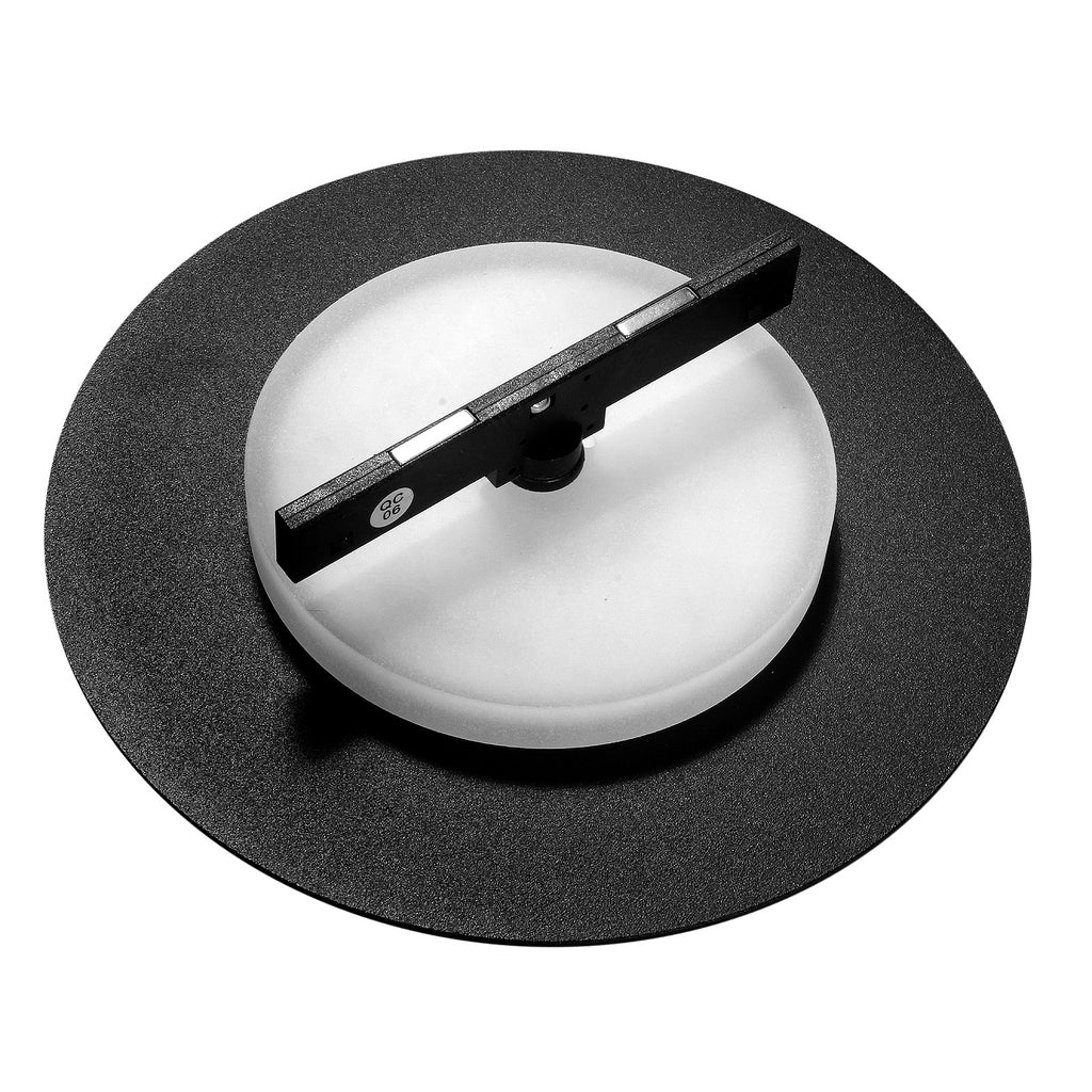 Kinkiet indirect okrągły do szyn magnetycznych UN5-YSBD Micro Magnetic 9W 3000K czarny | DML1575
