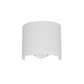 Kinkiet zewnętrzny Ortelo dł. 8cm 2W 2xLED ciepła biel 3000K | biały