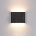 Kinkiet zewnętrzny Romano dł. 11cm 6W LED ciepła biel | czarny