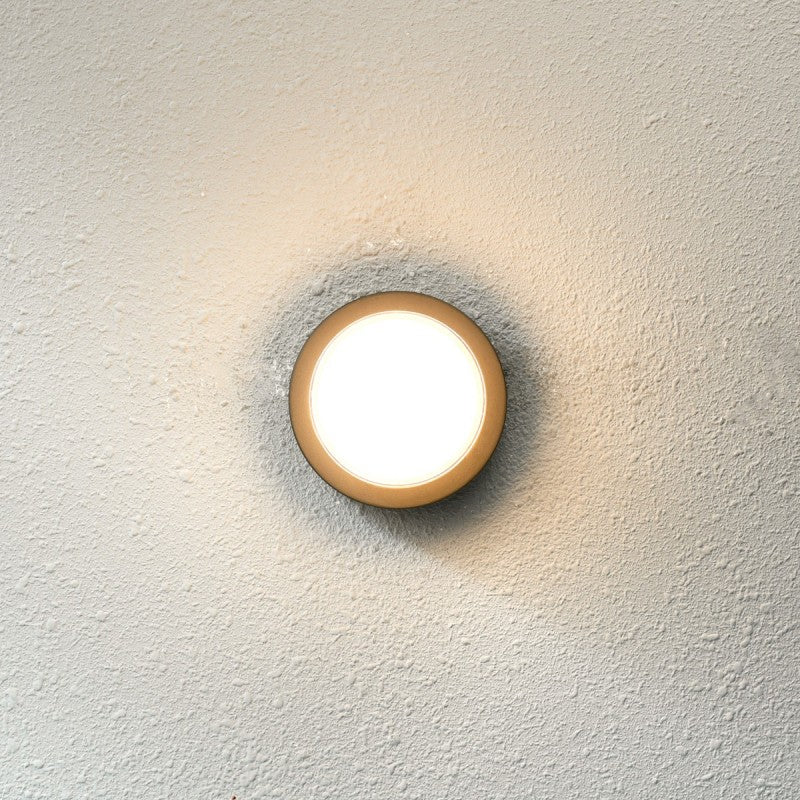 Kinkiet zewnętrzny Rosta śr. 11cm 5W LED ciepła biel 3000K | czarny