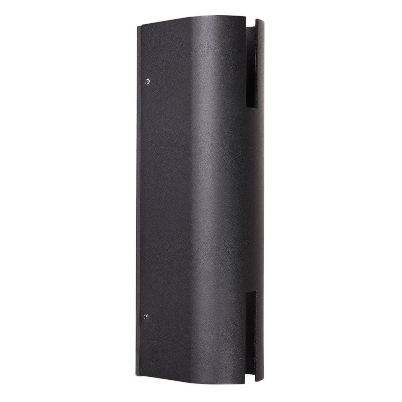 Kinkiet zewnętrzny Rovigo wys. 24cm 16W LED ciepła biel 3000K | czarny