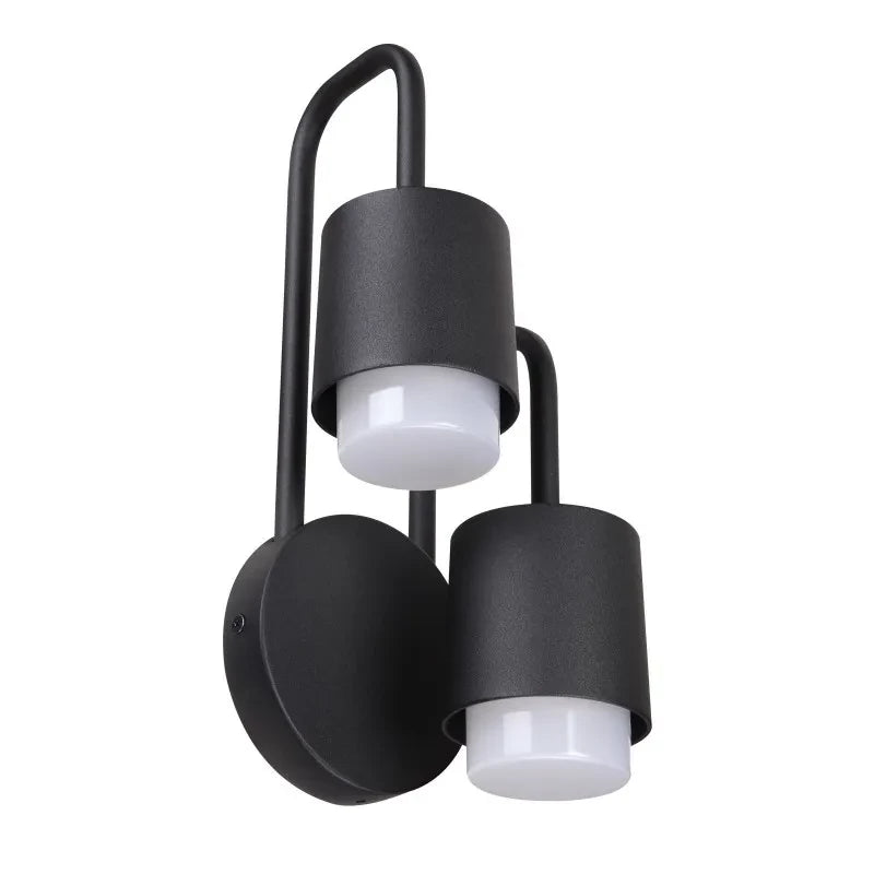 Kinkiet zewnętrzny Sorano dł. 15,7cm 6W LED barwa ciepła 3000K | czarny/biały matowy