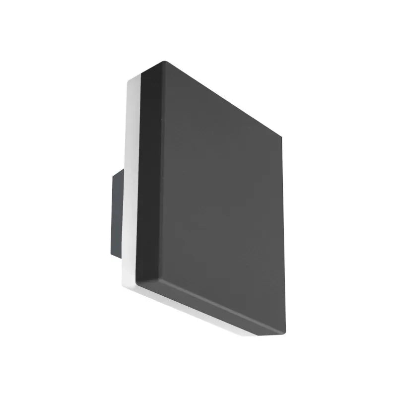 Kinkiet zewnętrzny VIANO kwadrat dł. 15cm 12W LED neutralna biel 4000K | czarny