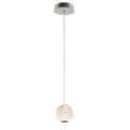 Klasyczna lampa wisząca Rosario PND-12220121-1A-CR | Chrom