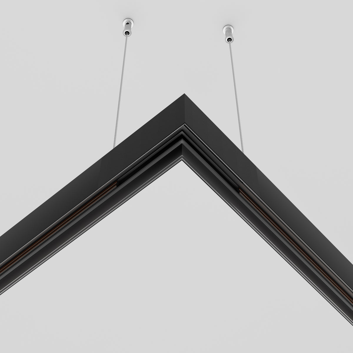 Komponenty do systemu szyn natynkowych Technical Accessories for tracks Exility IP20 x TRA034HCL-41B | Czarny