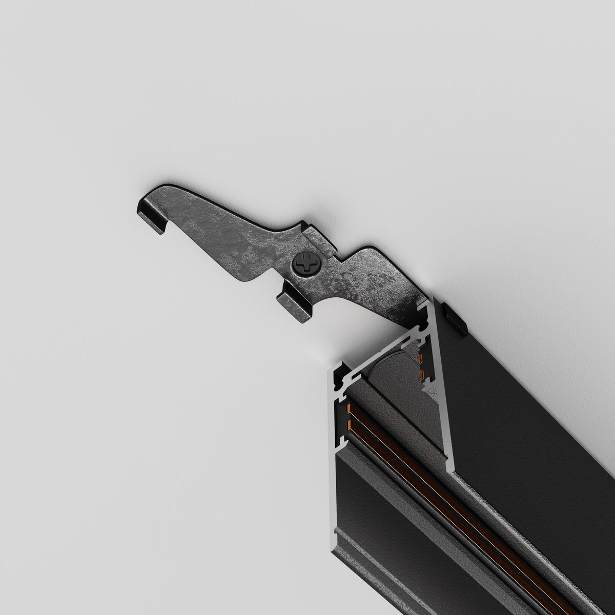 Komponenty do systemu szyn natynkowych Technical Accessories for tracks Exility IP20 x TRA034HS-21B | Czarny