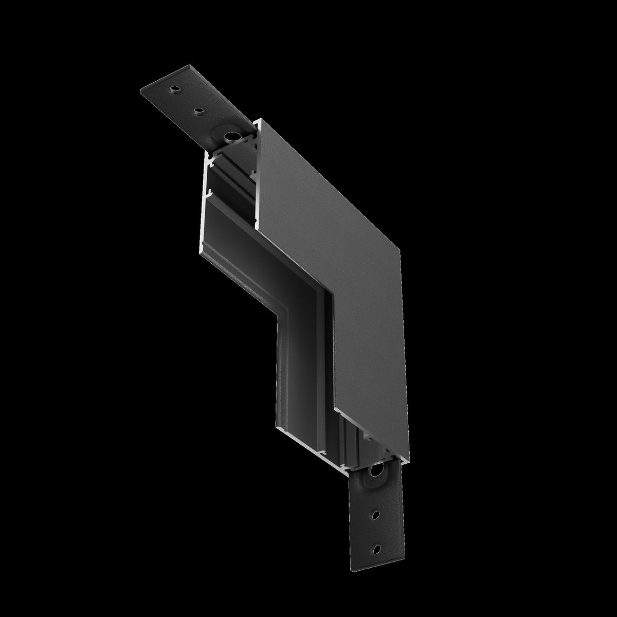 Komponenty do systemu szyn natynkowych Technical Accessories for tracks Exility IP20 x TRA034ICL-41B | Czarny