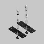 Komponenty do systemu szyn natynkowych Technical Accessories for tracks Exility IP20 x TRA034SW-2B | Czarny