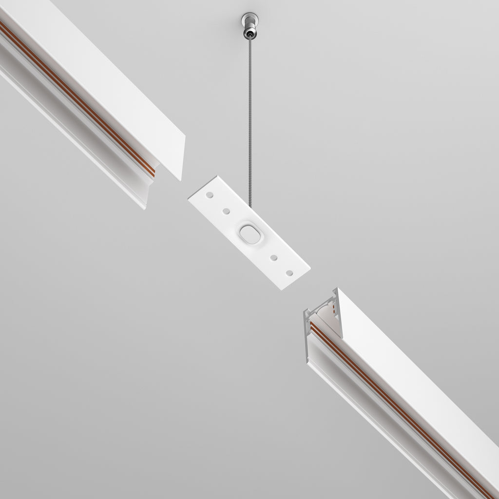 Komponenty do systemu szyn natynkowych Technical Accessories for tracks Exility - x TRA034C-21W | Biały
