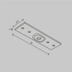 Komponenty do systemu szyn natynkowych Technical Accessories for tracks Exility - x TRA034C-21W | Biały