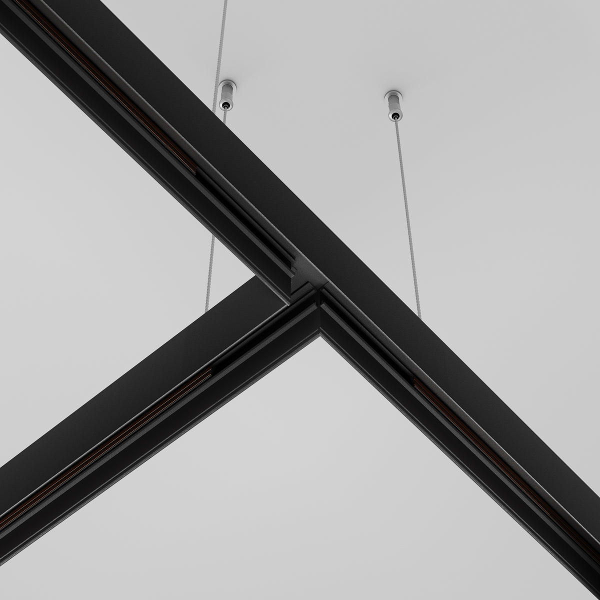 Komponenty do systemu szyn natynkowych Technical Accessories for tracks Exility - x TRA034CT-41B-DE | Czarny