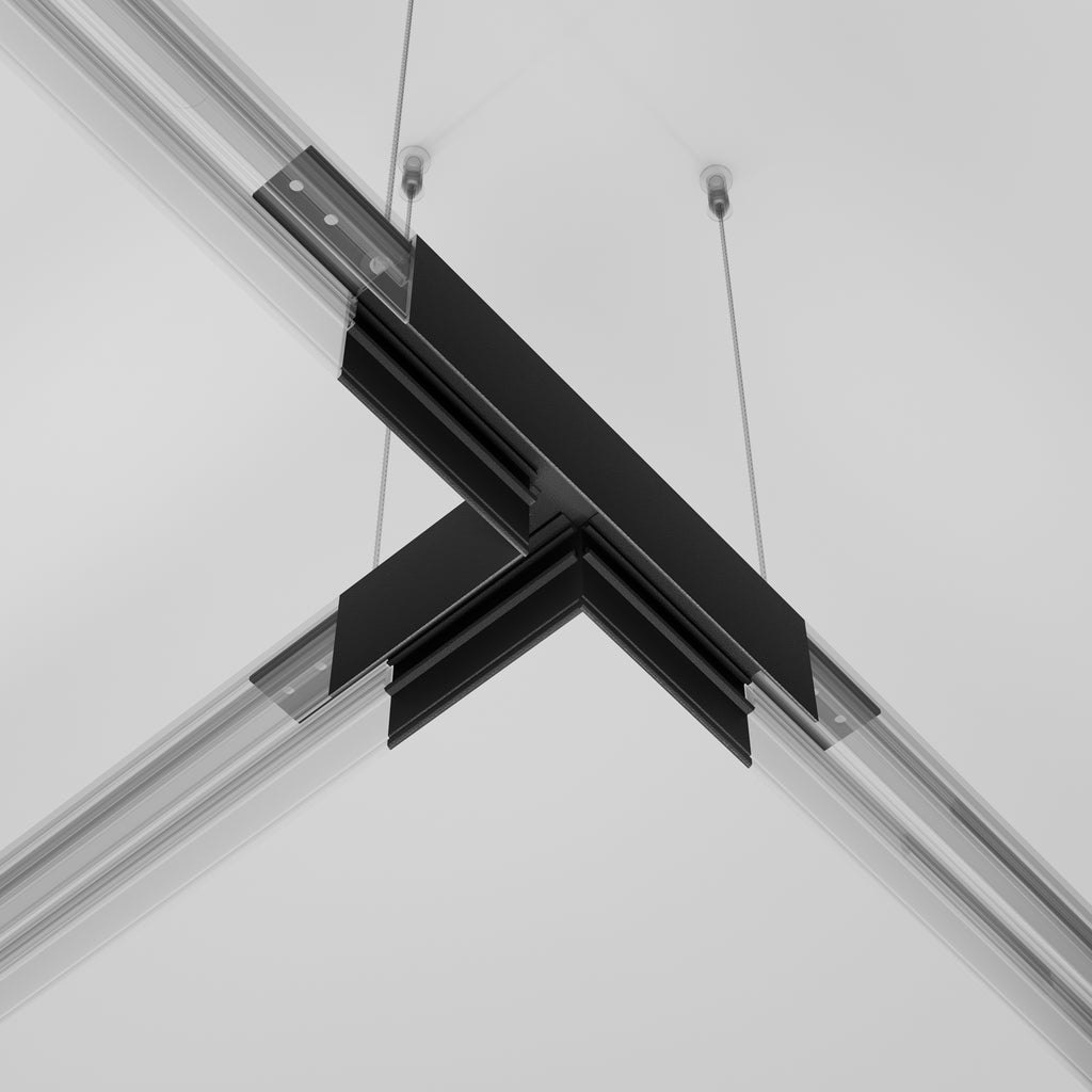 Komponenty do systemu szyn natynkowych Technical Accessories for tracks Exility - x TRA034CT-41B-DE | Czarny