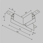 Komponenty do systemu szyn natynkowych Technical Accessories for tracks Exility - x TRA034CT-41W-DE | Biały