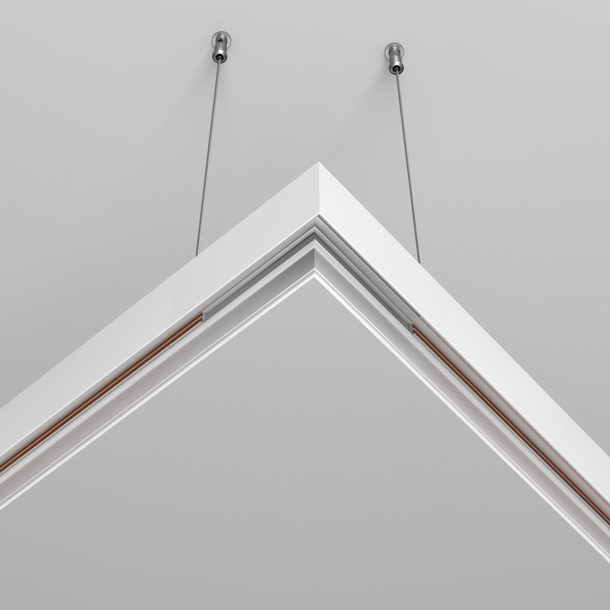 Komponenty do systemu szyn natynkowych Technical Accessories for tracks Exility - x TRA034HCL-41W | Biały