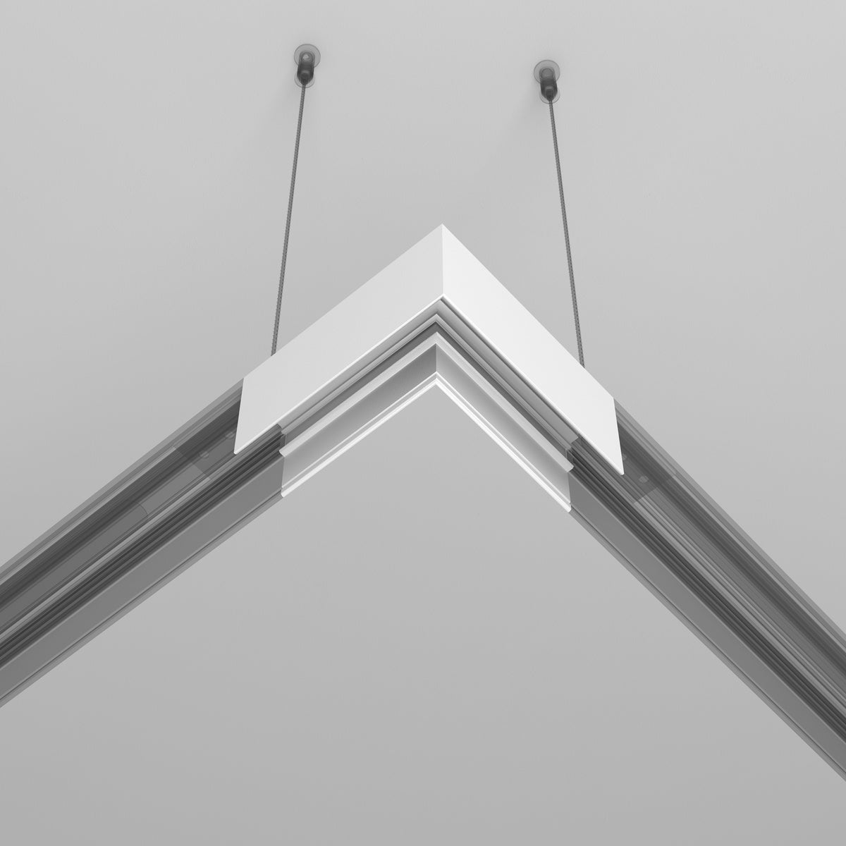 Komponenty do systemu szyn natynkowych Technical Accessories for tracks Exility - x TRA034HCL-41W | Biały