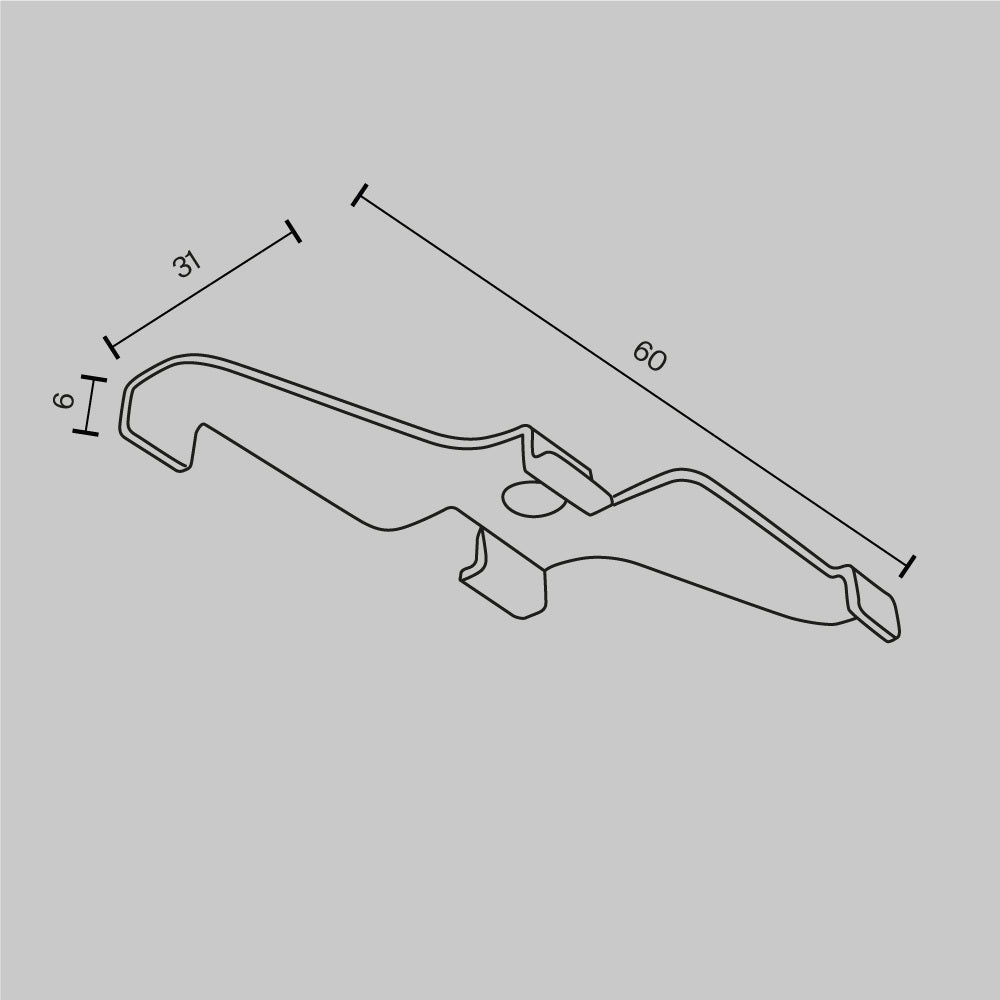 Komponenty do systemu szyn natynkowych Technical Accessories for tracks Exility - x TRA034HS-21W | Biały