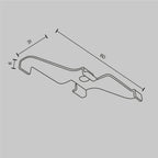 Komponenty do systemu szyn natynkowych Technical Accessories for tracks Exility - x TRA034HS-21W | Biały