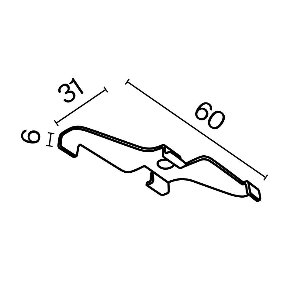 Komponenty do systemu szyn natynkowych Technical Accessories for tracks Exility - x TRA034HS-21W | Biały