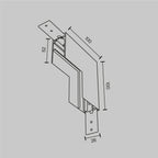 Komponenty do systemu szyn natynkowych Technical Accessories for tracks Exility - x TRA034ICL-41W | Biały