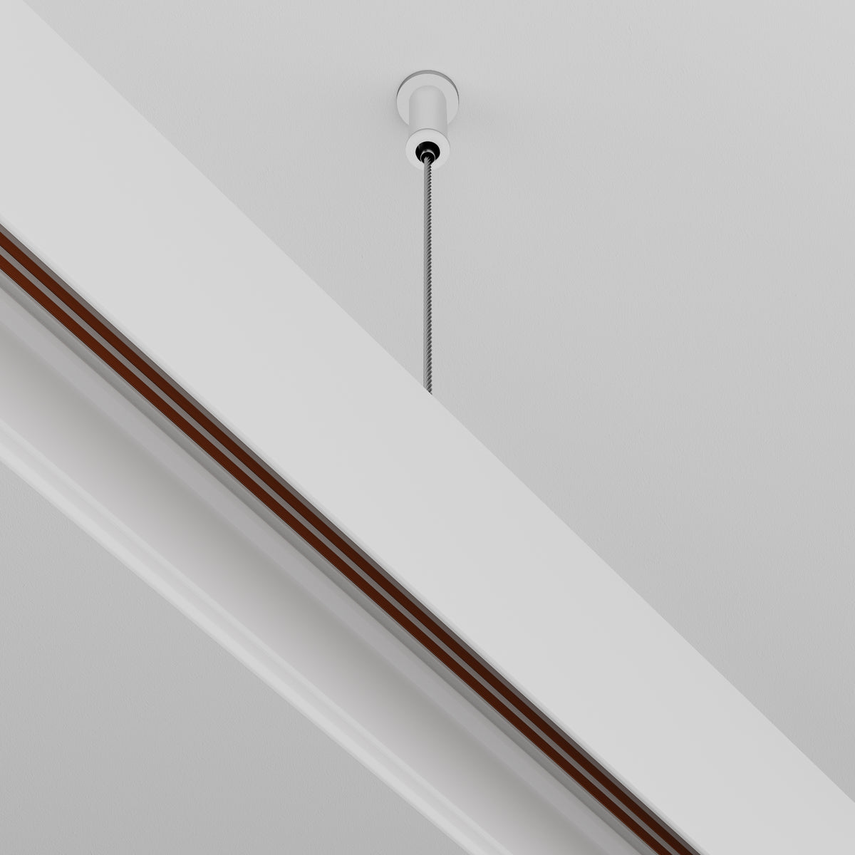 Komponenty do systemu szyn natynkowych Technical Accessories for tracks Exility - x TRA034SW-2W | Biały