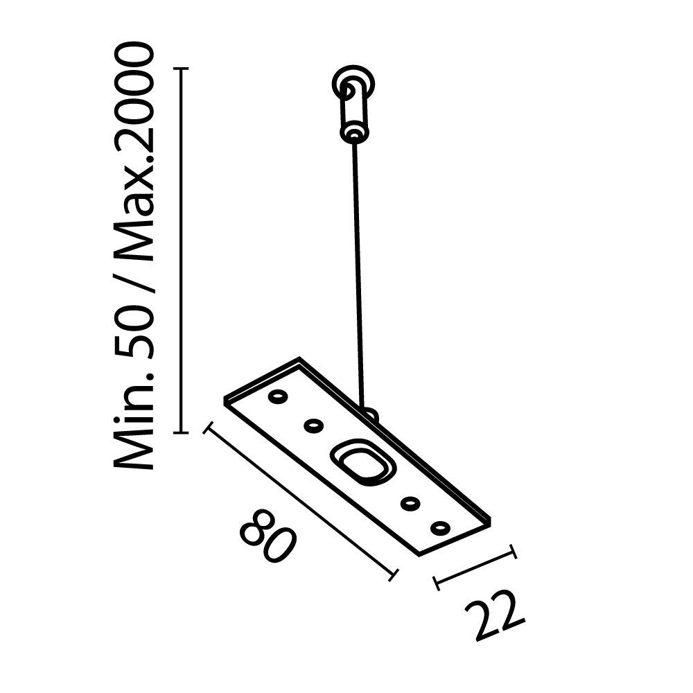 Komponenty do systemu szyn natynkowych Technical Accessories for tracks Exility - x TRA034SW-2W | Biały