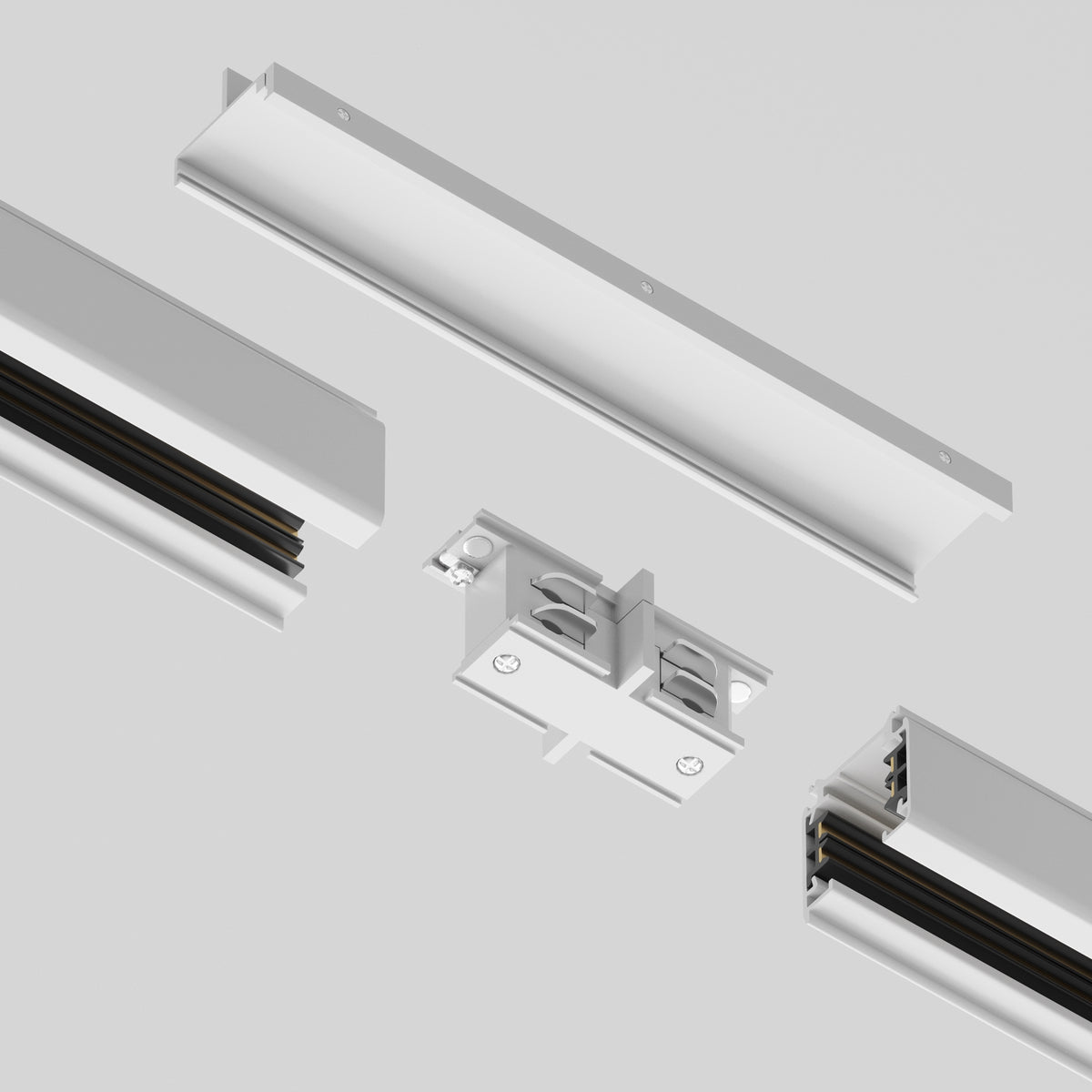 Komponenty do systemu szyn natynkowych Technical Accessories for tracks Trinity - x TRA005TL-31W | Biały