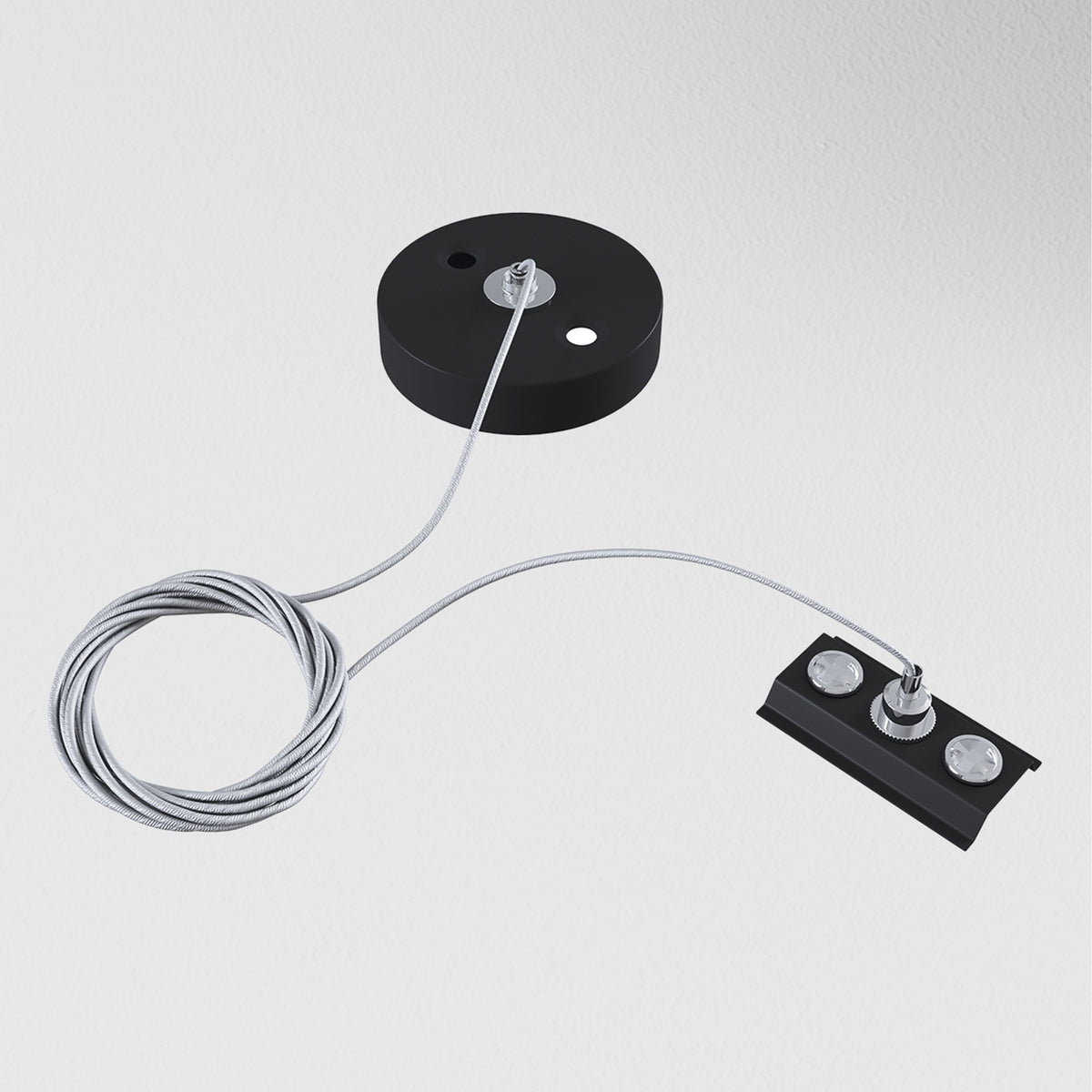 Komponenty do systemu szyn natynkowych Technical Accessories for tracks Unity - x TRA001CW-11B | Czarny