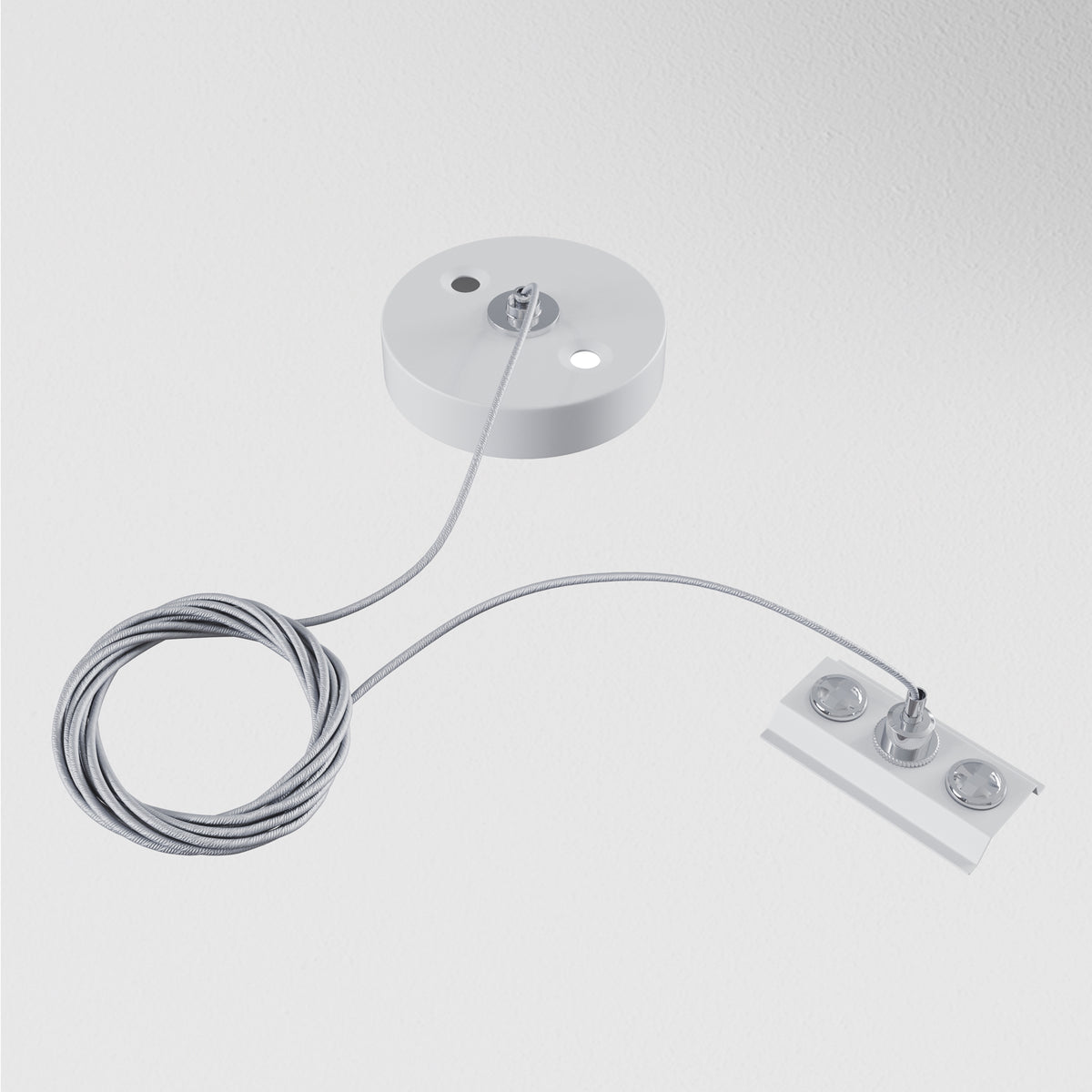 Komponenty do systemu szyn natynkowych Technical Accessories for tracks Unity - x TRA001CW-11W | Biały