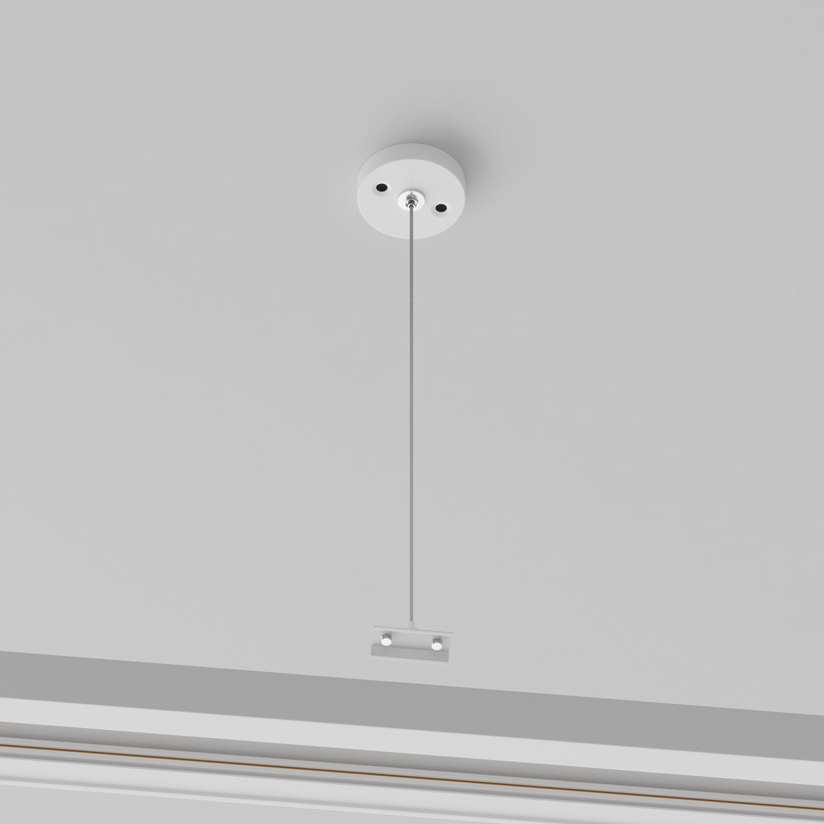 Komponenty do systemu szyn natynkowych Technical Accessories for tracks Unity - x TRA001CW-11W | Biały