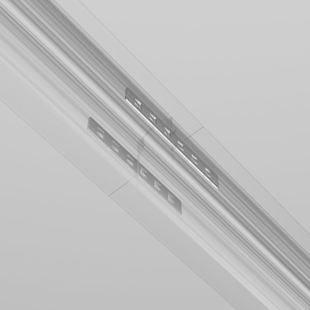 Komponenty do wbudowanego systemu szynowego Technical Accessories for tracks Exility IP20 x TRA034C-42S | Szary