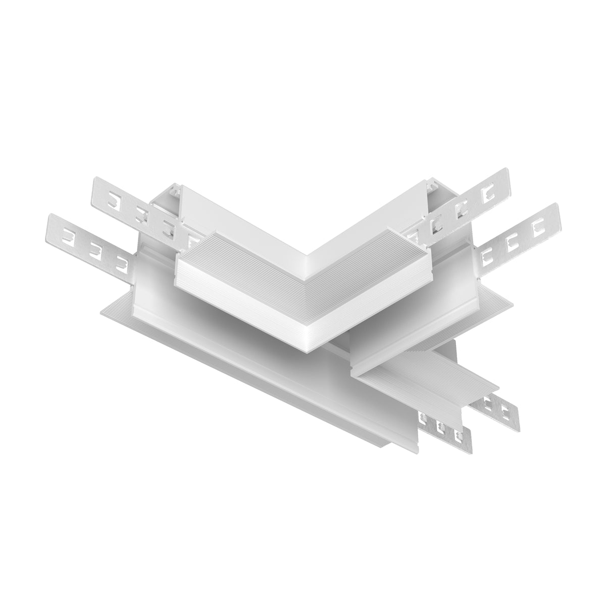 Komponenty do wbudowanego systemu szynowego Technical Accessories for tracks Exility - x TRA034CT-42.12W | Biały