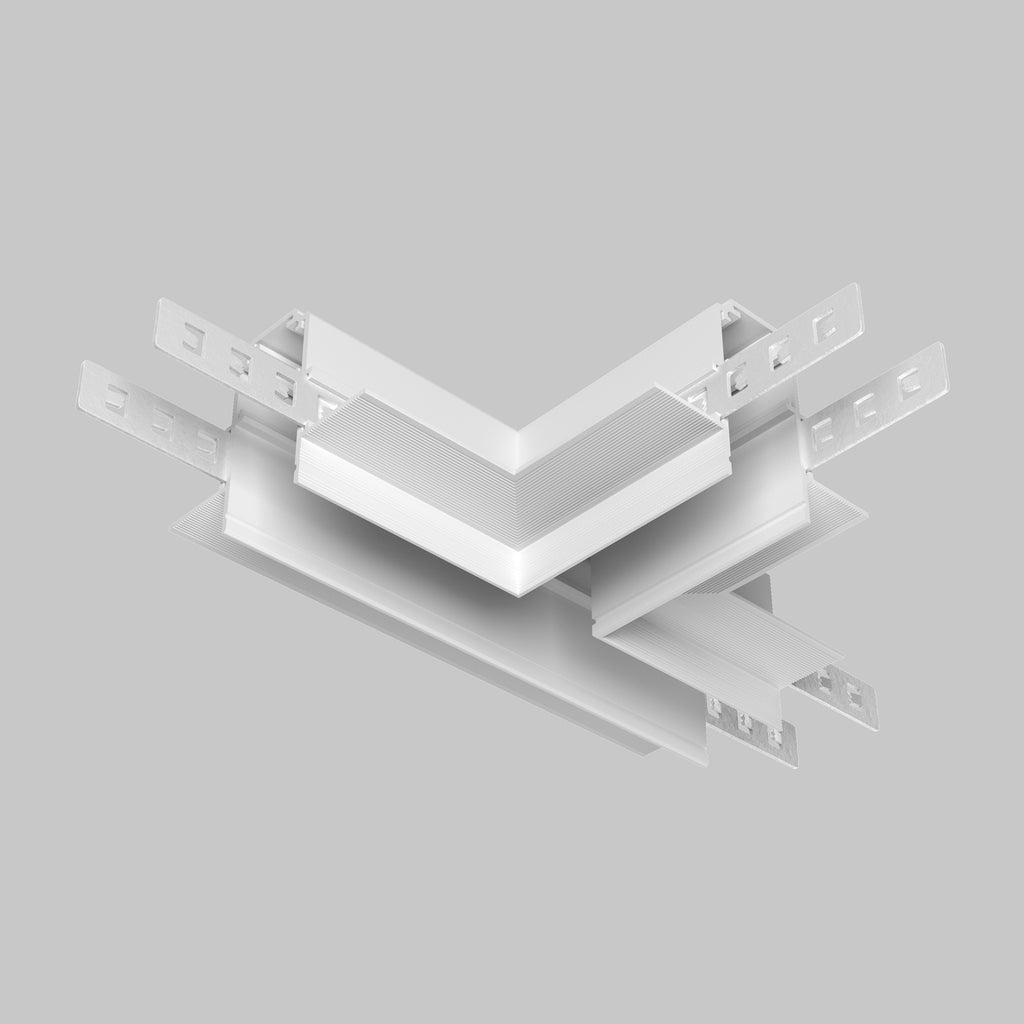 Komponenty do wbudowanego systemu szynowego Technical Accessories for tracks Exility - x TRA034CT-42.12W | Biały
