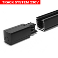 Końcówka zasilająca Track System LL-DX3 czarny | DML1532