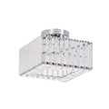 Kwadratowy plafon Vetro chrom 1xE27