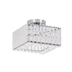Kwadratowy plafon Vetro chrom 1xE27