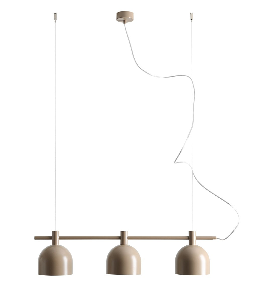 LAMPA WISZĄCA BERYL 3 BEIGE