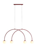 LAMPA WISZĄCA UNA 4 RED WINE S