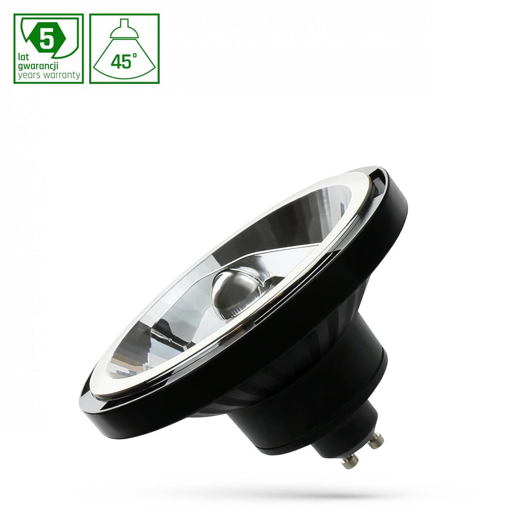 LED AR111 GU10 230V 12W SMD 45st NW BLACK SPECTRUM