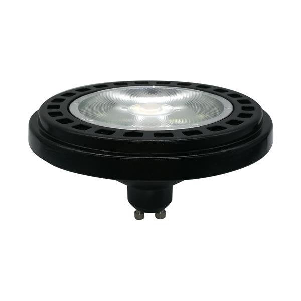 LED ES111 / GU10 15W ciepła 3000K 40° 1200lm | czarny | 891889